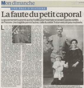 Cpl. Truton et sa famille, Le Parisien